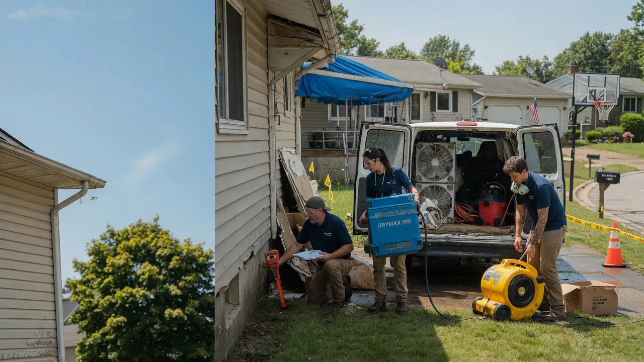 Ceiling Leak Cleanup in Malvern, OH near me